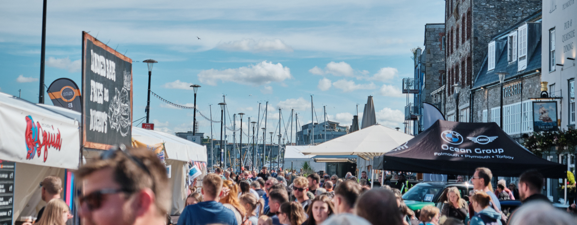 Seafest crowd in Plymouth