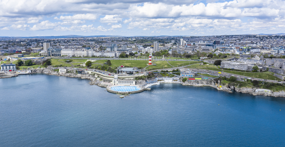 aerial plymouth waterfront from the water(1)