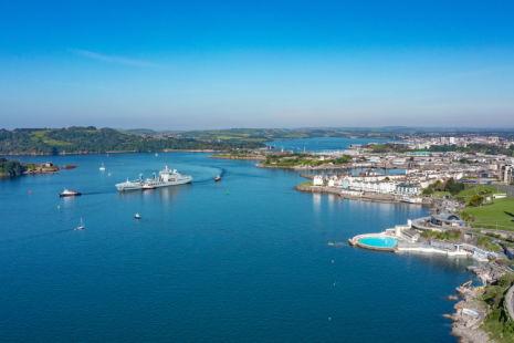 Plymouth Sound aerial