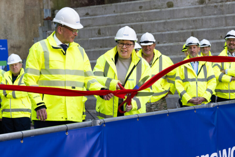 Babcock’s Chief Executive David Lockwood and the Rt Hon Maria Eagle MP at the opening of 9 Dock.