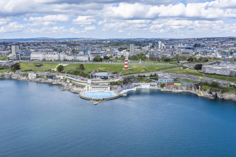 aerial plymouth waterfront from the water(1)